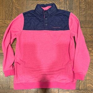 Vineyard Vines Pink Pullover Sweatshirt Fleece Jacket Size Medium